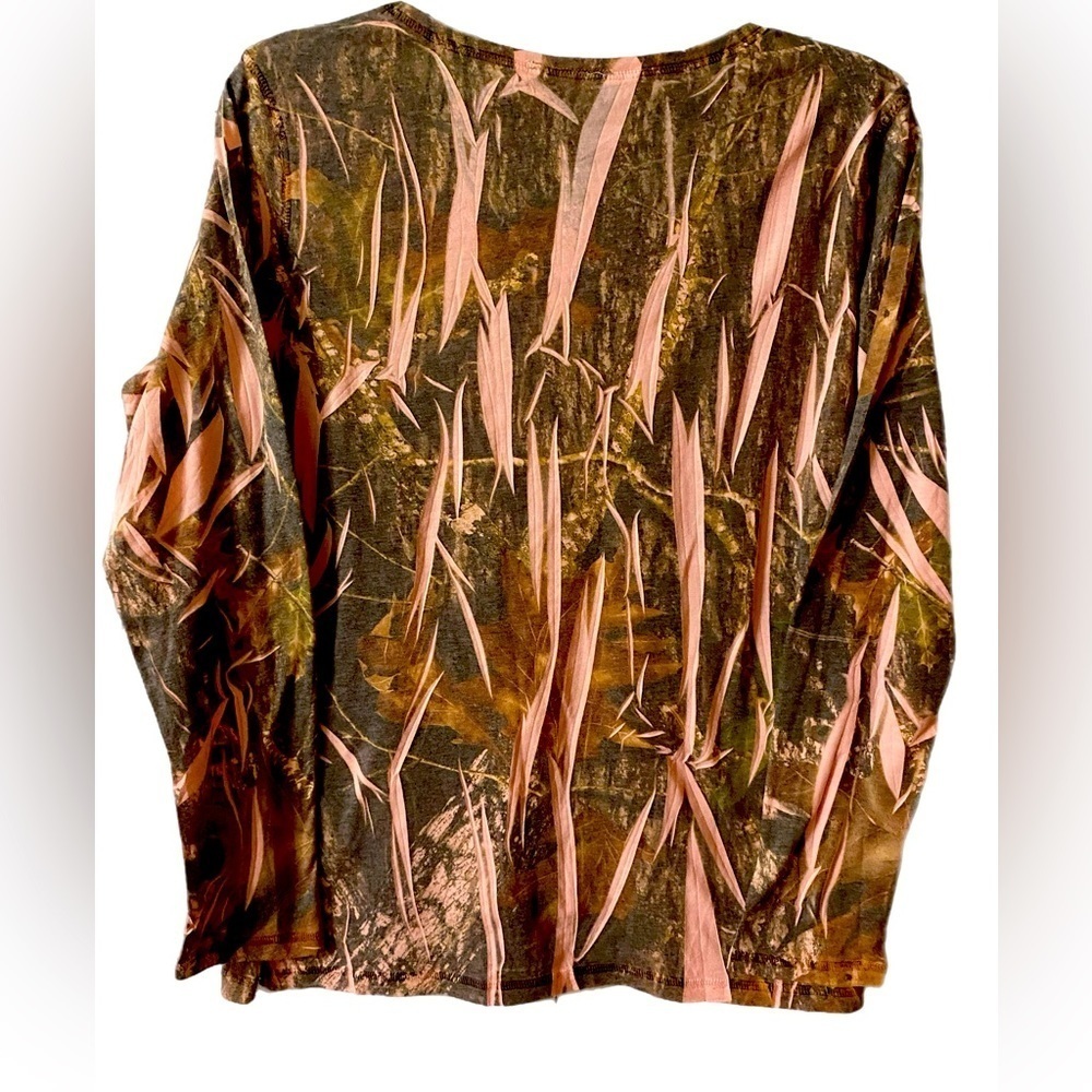 Mossy Oak Sublimation Tee, Pink, Camo, Graphic, Hunting, Camping, Sz L - Picture 8 of 10